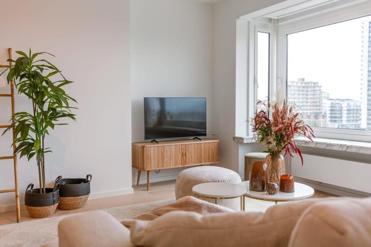 Huswell - Luminous Family Apartment With Magnificent View Oostende Ngoại thất bức ảnh