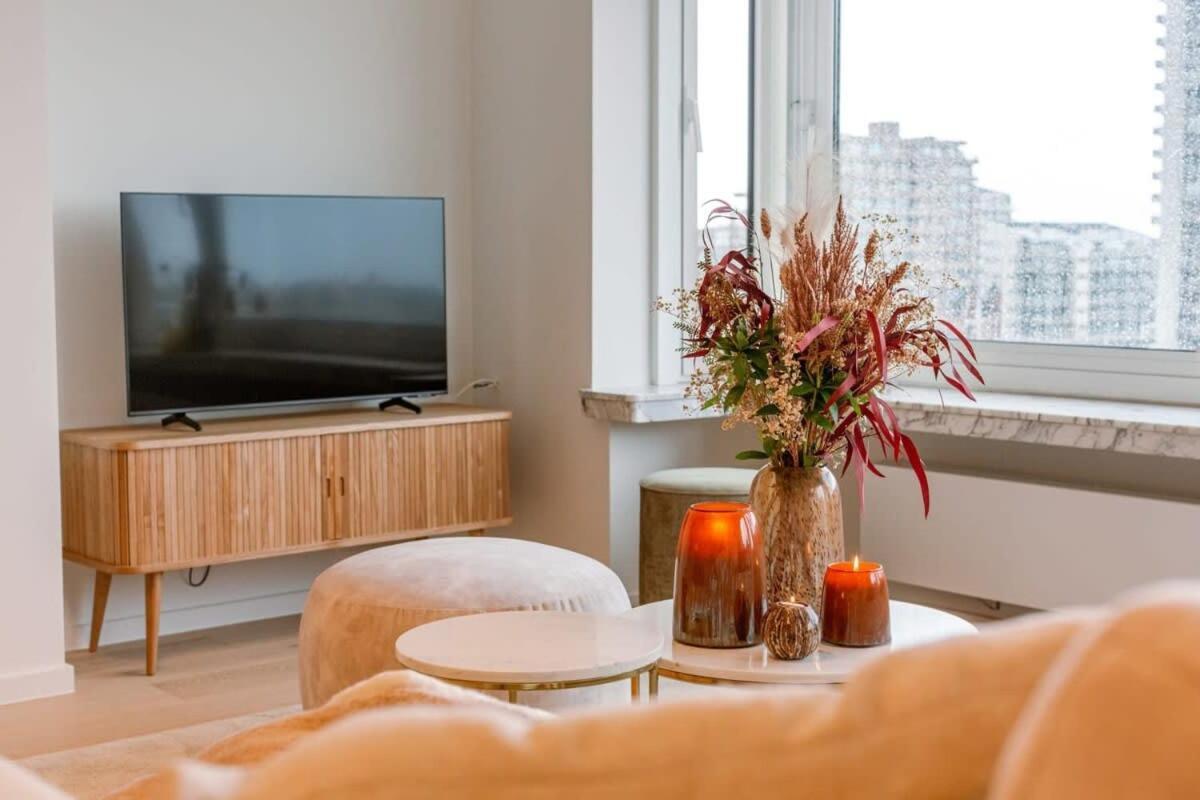 Huswell - Luminous Family Apartment With Magnificent View Oostende Ngoại thất bức ảnh